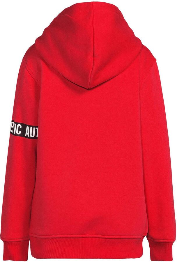 Cars hoodie ZLOW met printopdruk felrood