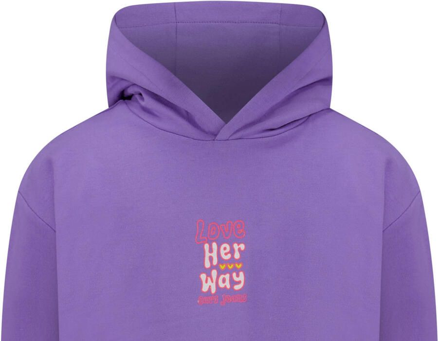 Cars Little hoodie met backprint paars - Foto 2