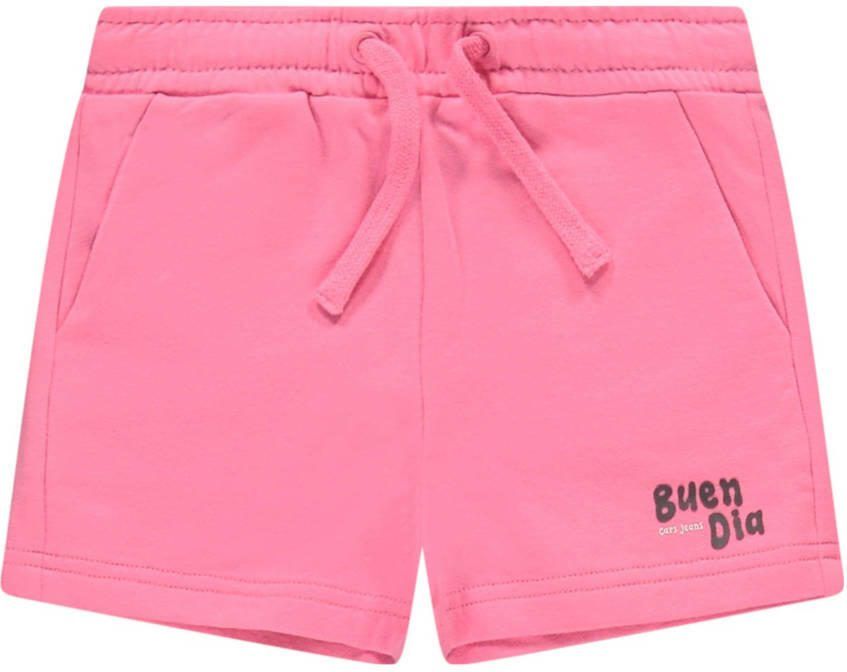 Cars Little regular sweatshort roze Korte broek Tekst