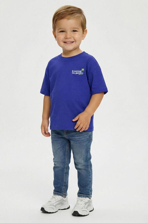 Cars Little T-shirt met backprint blauw - Foto 2