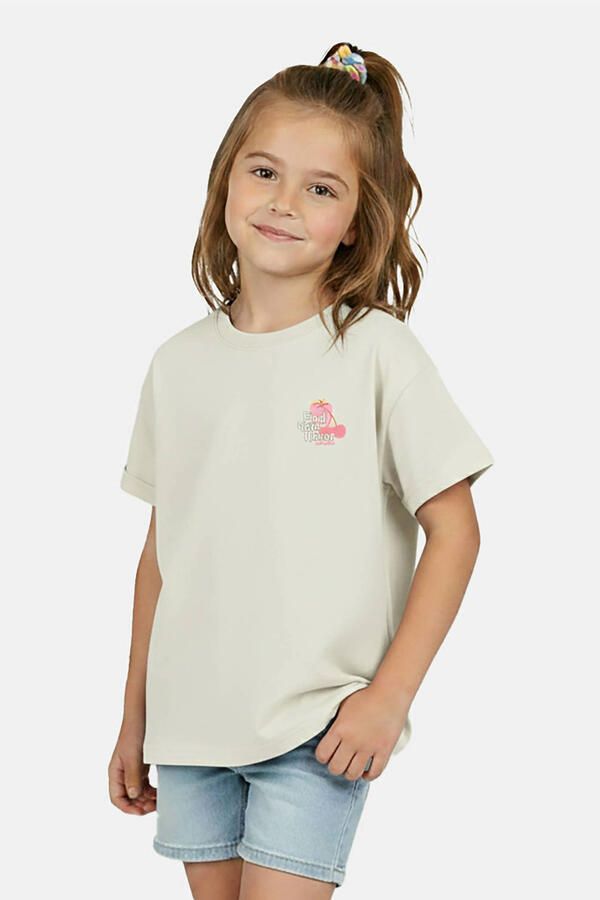 Cars Little T-shirt met backprint offwhite