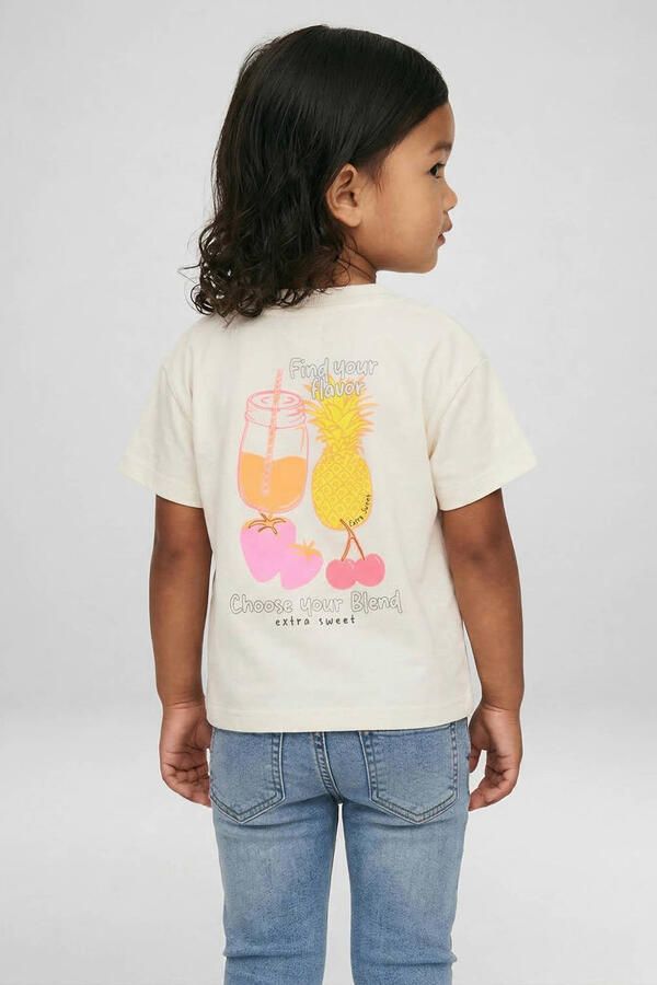 Cars Little T-shirt met backprint offwhite - Foto 3