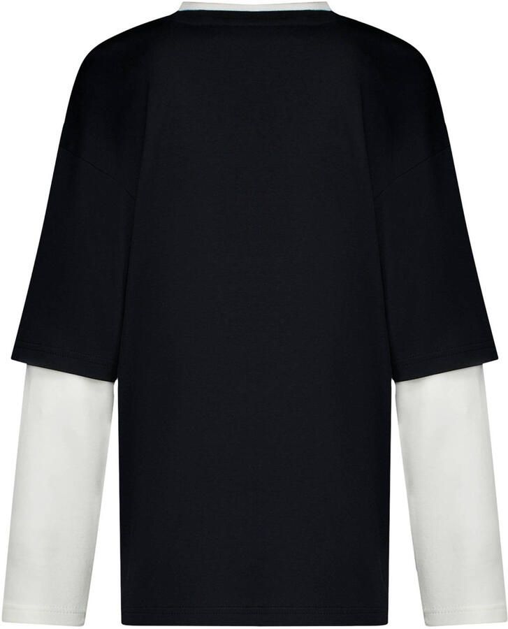 Cars longsleeve met print zwart wit - Foto 2
