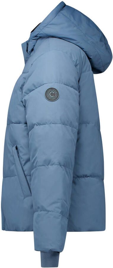 Cars pufferjas blauw Jongens Polyester Capuchon Effen - Foto 3