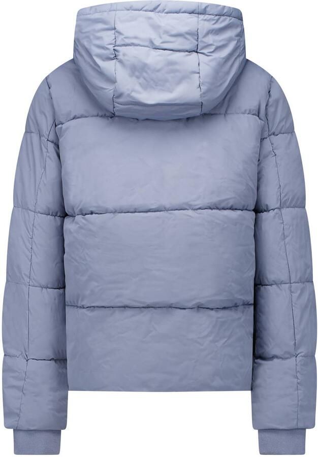 Cars pufferjas grijsblauw Meisjes Polyester Capuchon Effen - Foto 2