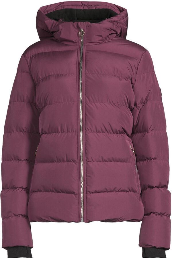 Cars quilted pufferjas donkerrood