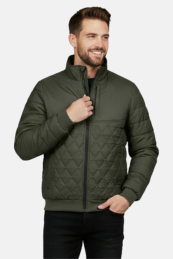 Cars quilted tussenjas army