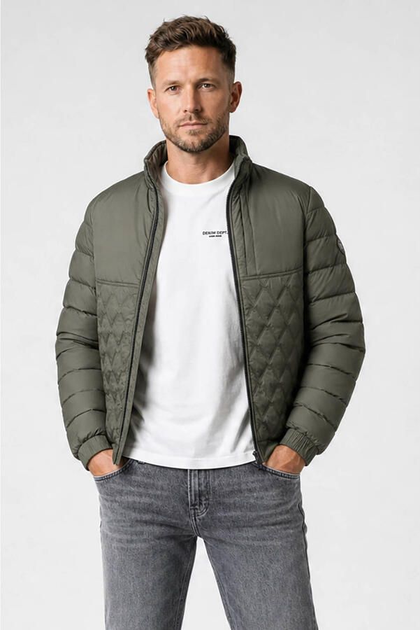 Cars quilted tussenjas army - Foto 2