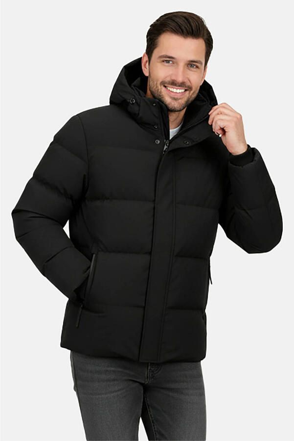 Cars quilted winterjas zwart