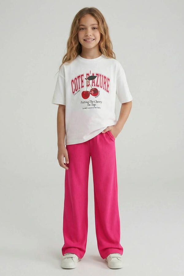 Cars regular casual broek roze