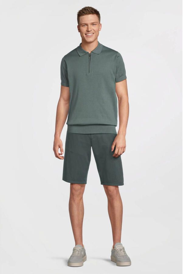 Cars regular chino short donkergroen - Foto 4
