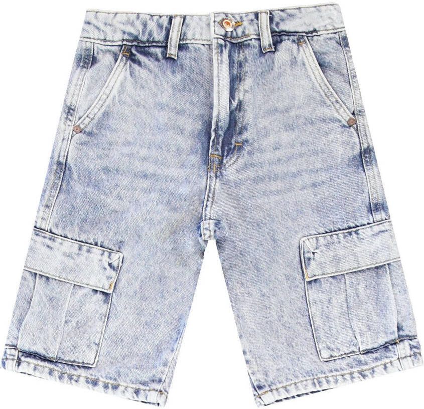 Cars regular denim short light blue denim