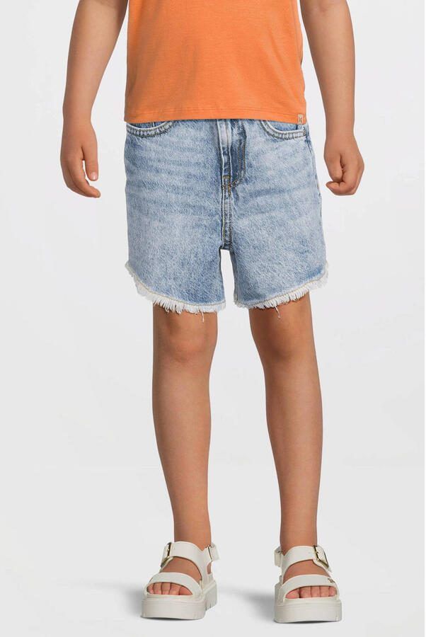 Cars regular denim short light blue denim
