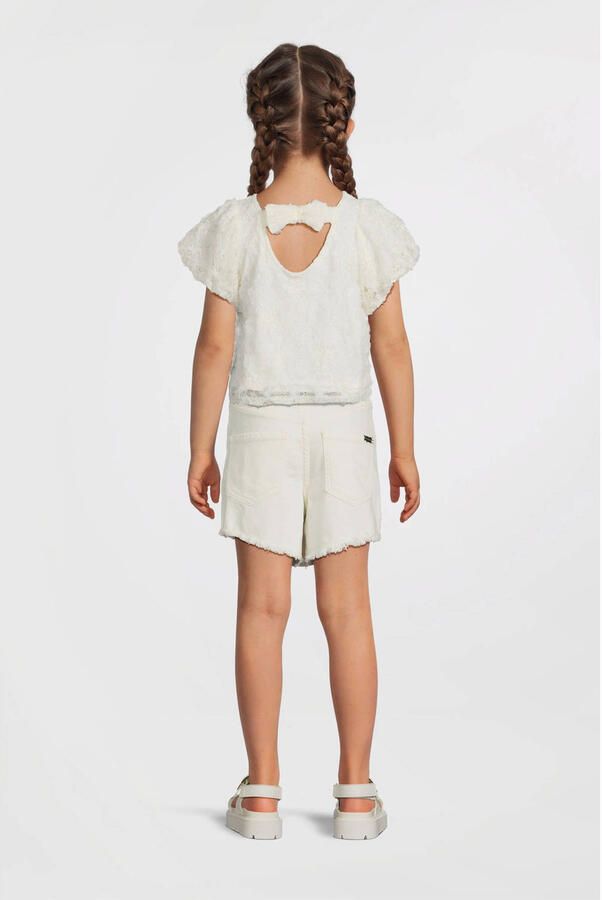 Cars regular denim short wit - Foto 4