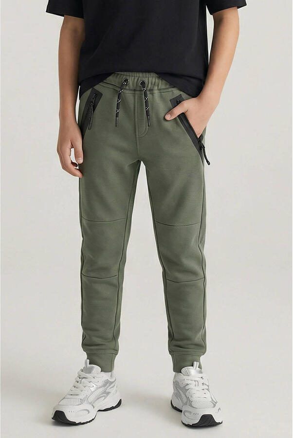 Cars regular fit joggingbroek Lax army groen Jongens Sweat Effen 116 - Foto 2