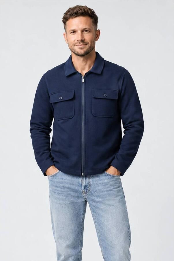 Cars regular fit overshirt donkerblauw