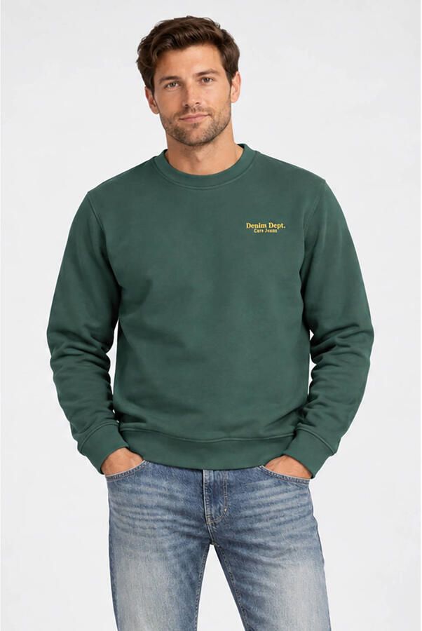 Cars regular fit sweater groen