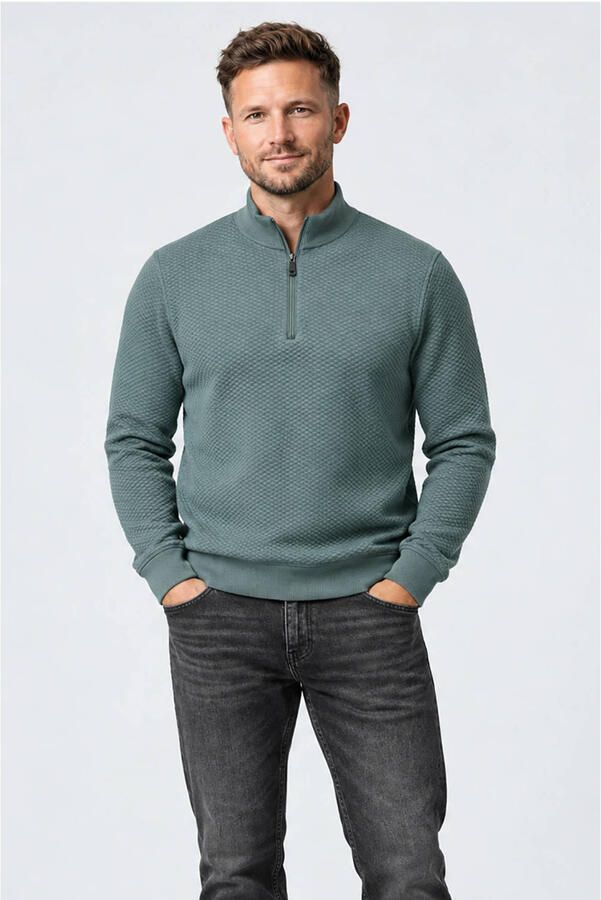 Cars regular fit sweater mosgroen - Foto 2