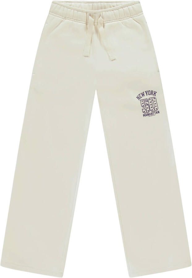 Cars regular fit sweatpants met print ecru