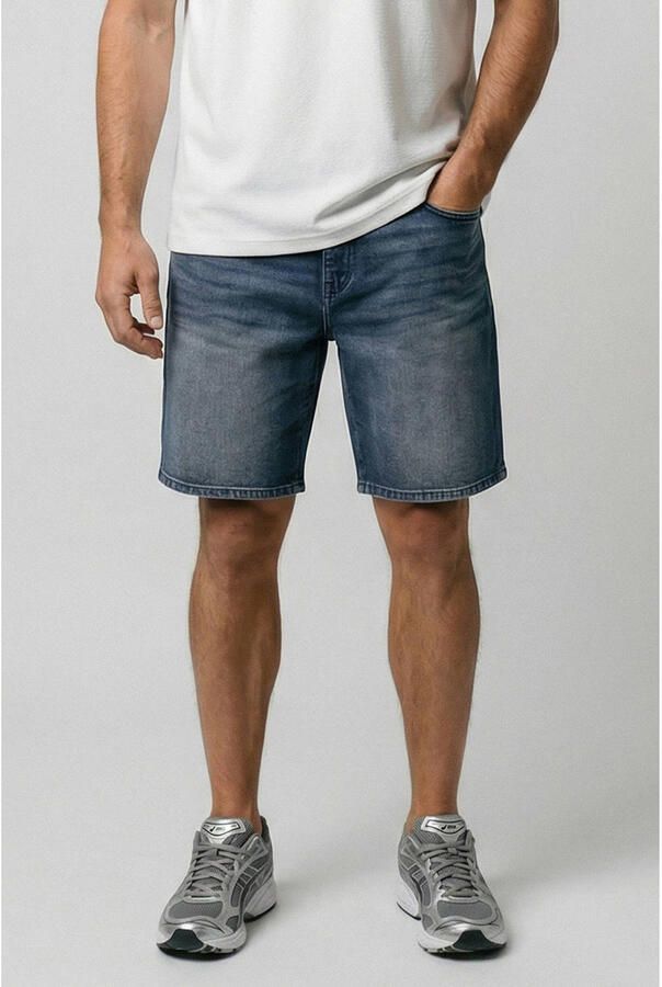 Cars regular short dark blue denim