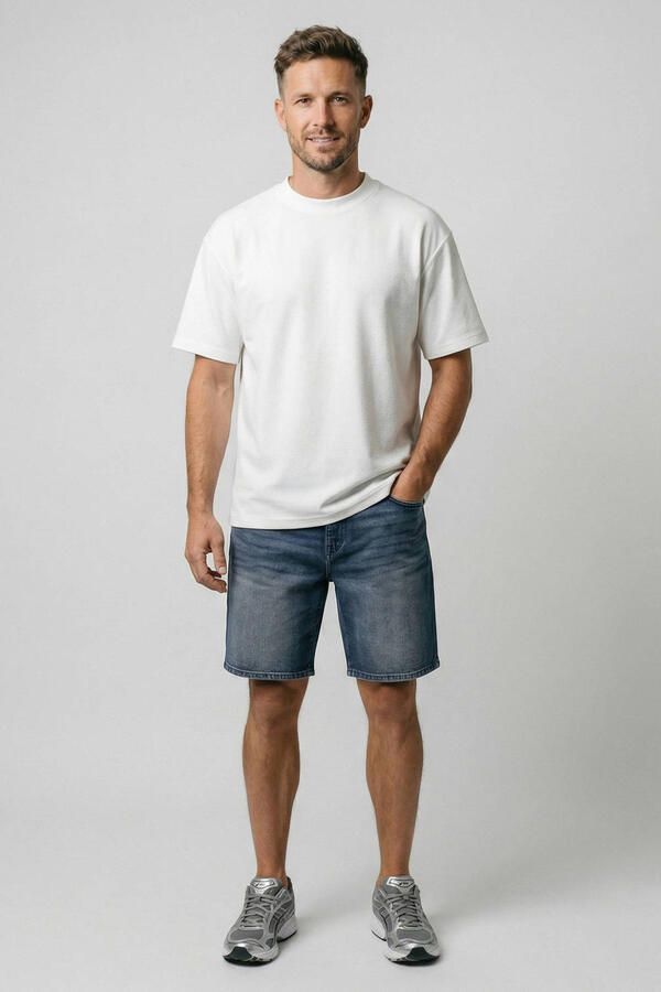 Cars regular short dark blue denim - Foto 2