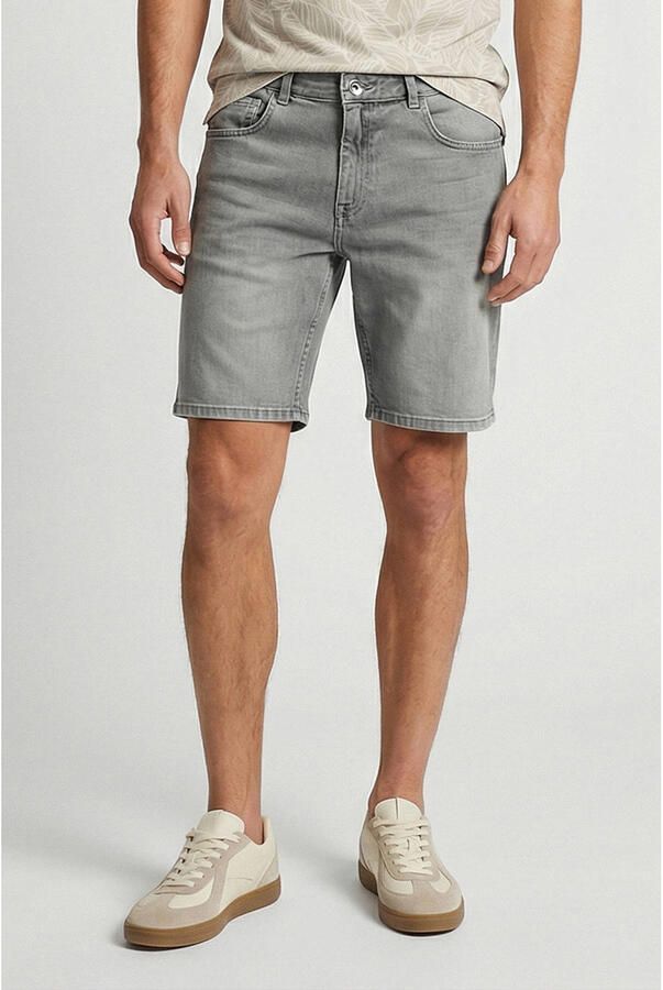 Cars regular short grey denim