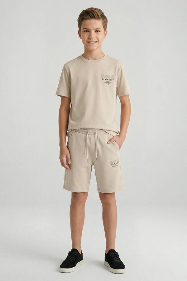 Cars regular sweatshort geel