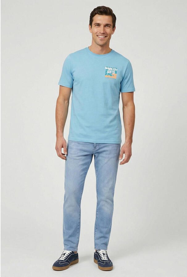 Cars regular T-shirt met backprint blauw