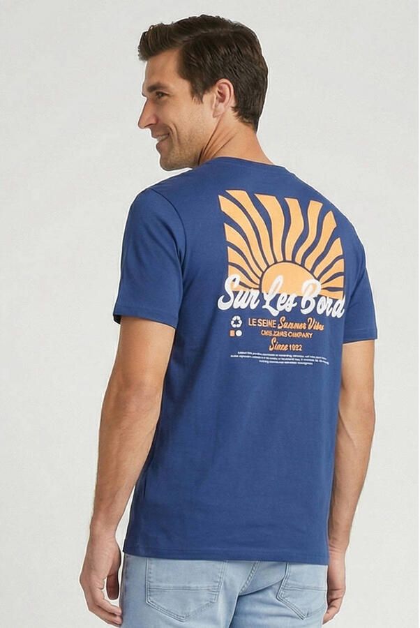 Cars regular T-shirt met backprint donkerblauw - Foto 2