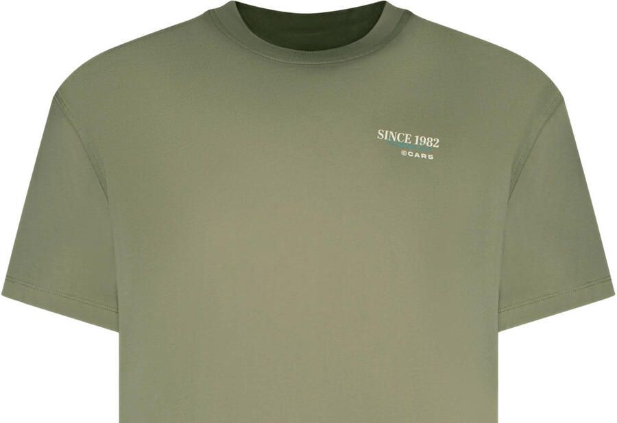 Cars regular T-shirt met backprint groen
