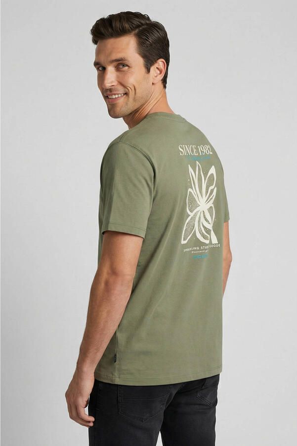 Cars regular T-shirt met backprint groen - Foto 2