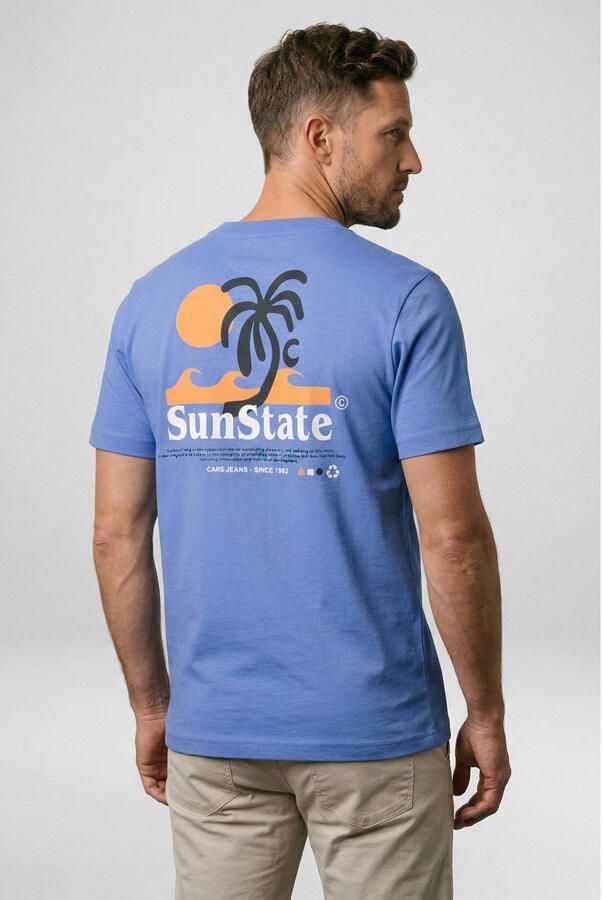 Cars regular T-shirt met backprint lavendel - Foto 3
