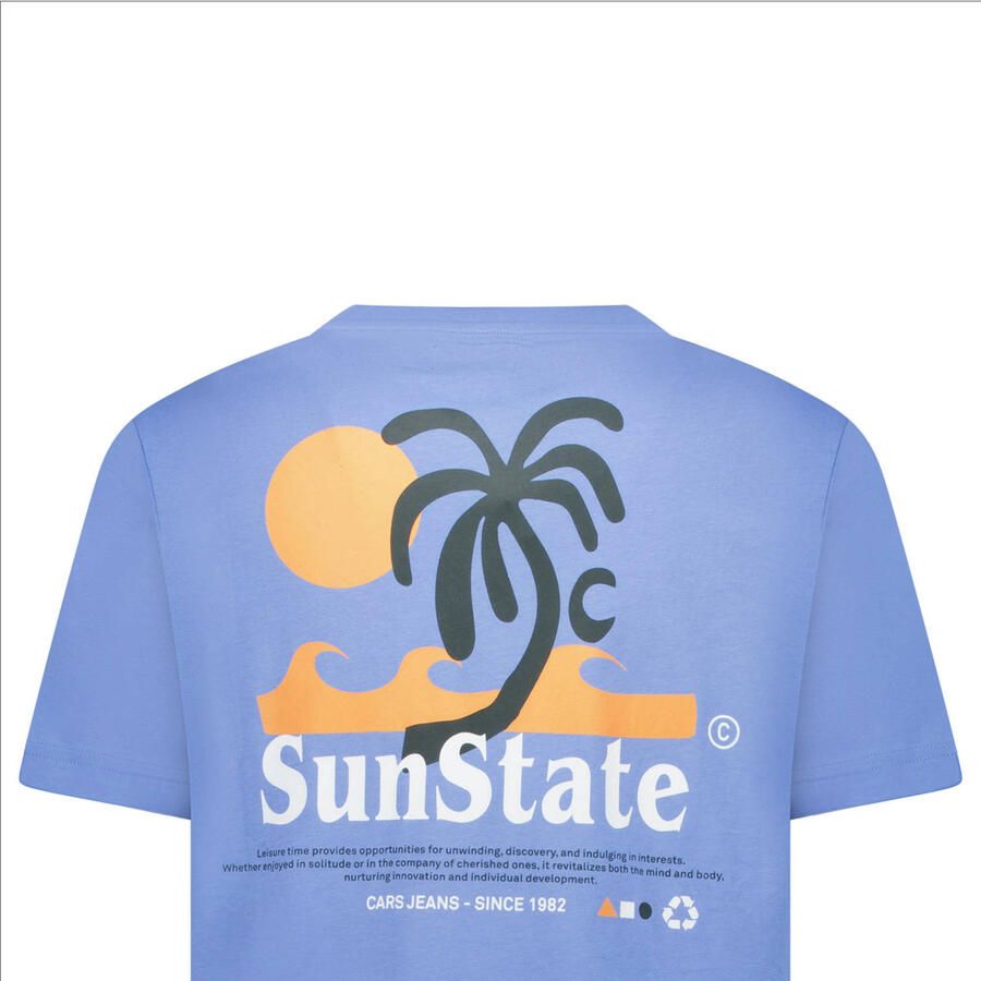 Cars regular T-shirt met backprint lavendel - Foto 2