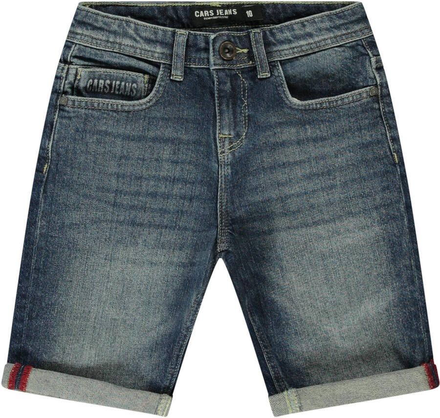 Cars regular waist short dark blue denim