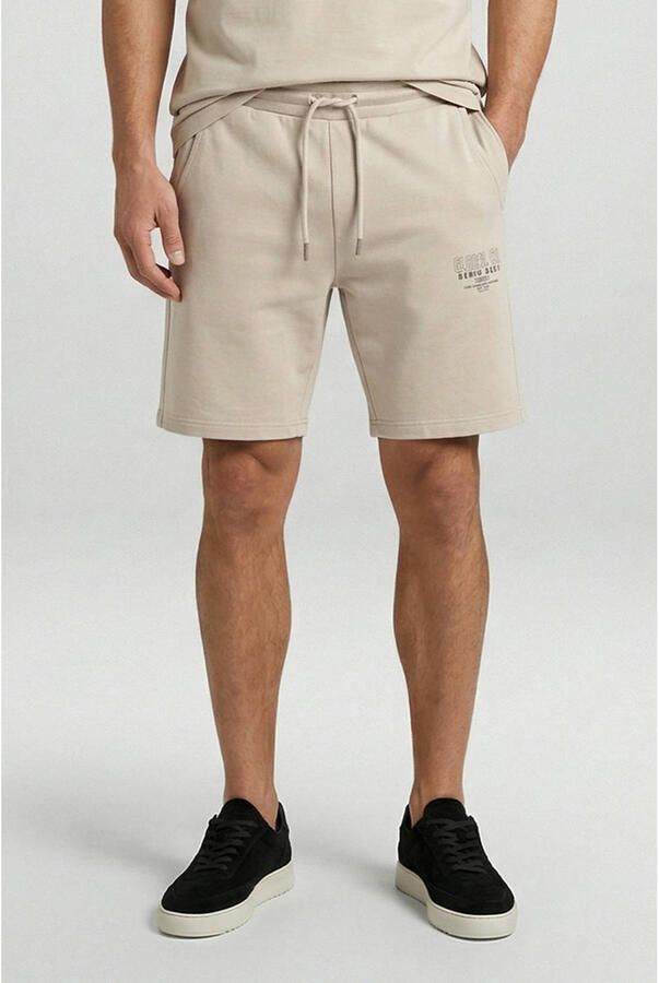 Cars relaxed sweatshort beige