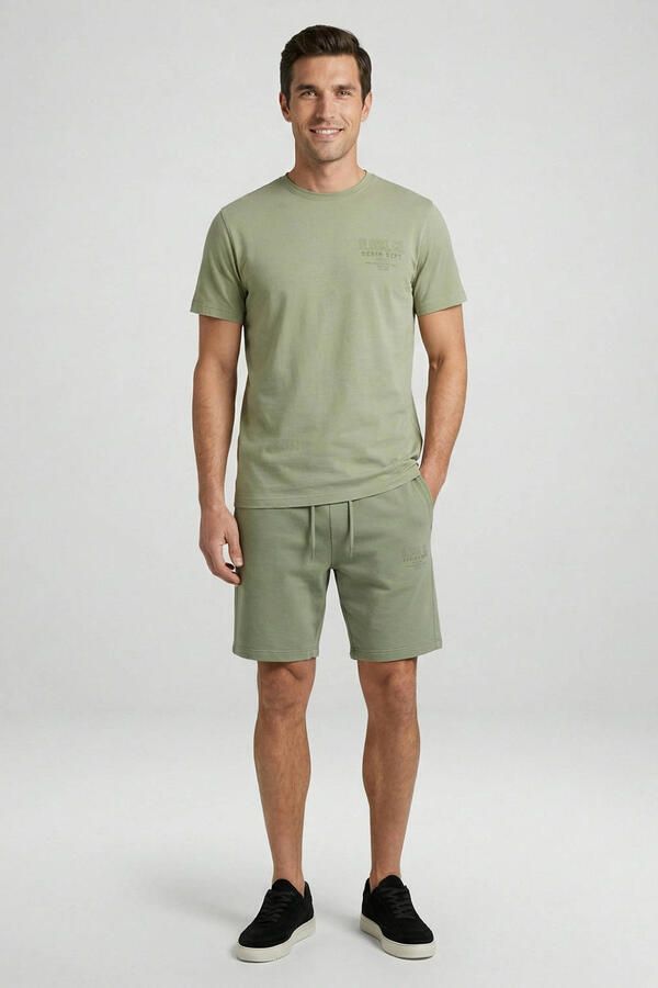 Cars regular T-shirt met backprint groen