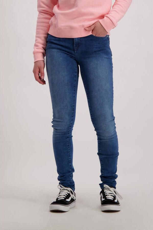 Cars skinny jeans Eliza dark used Blauw Meisjes Stretchdenim Effen 104 - Foto 3