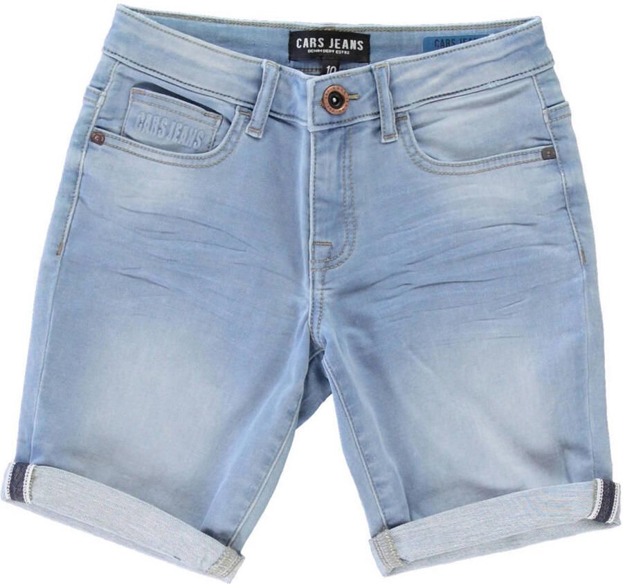 Cars denim short SEATLE bleached used Blauw Jongens Stretchdenim Effen 140 - Foto 2