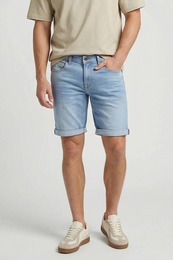Cars denim short SEATLE bleached used Blauw Jongens Stretchdenim Effen 140 - Foto 5