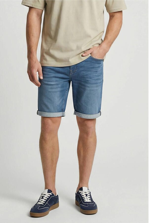 Cars denim short SEATLE stone used Blauw Jongens Stretchdenim Effen 140 - Foto 3