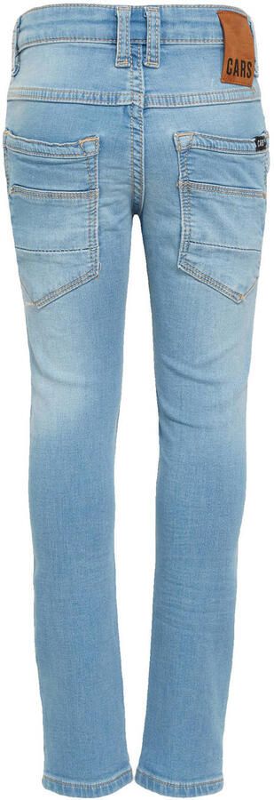 Cars slim fit jeans Burgo bleached used Jog denim Blauw Effen 104