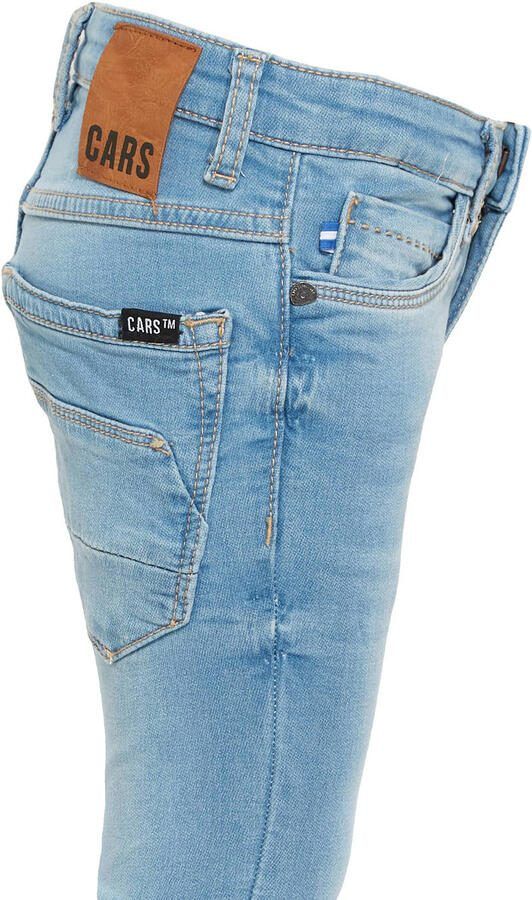 Cars slim fit jeans Burgo bleached used Jog denim Blauw Effen 104 - Foto 2