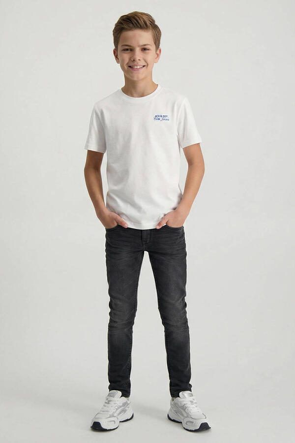 Cars slim fit jog denim Burgo black used Zwart Effen 152 - Foto 2