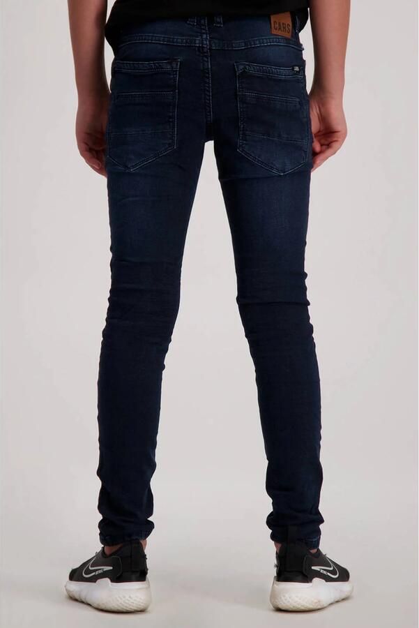 Cars slim fit jog denim Burgo blue black Jeans Blauw Jongens Katoen Effen 140 - Foto 4