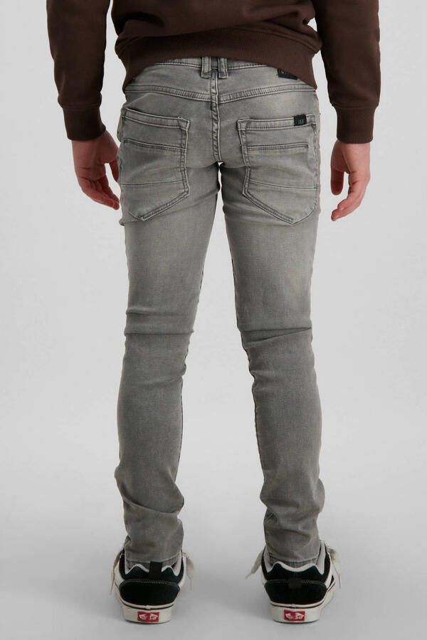 Cars slim fit jog denim Burgo grey used Grijs Effen 104 - Foto 3