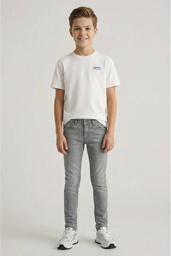 Cars slim fit jog denim Burgo grey used Grijs Effen 104 - Foto 2
