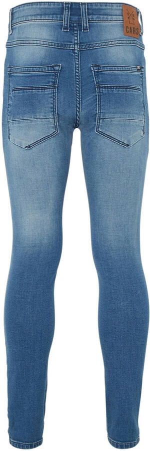 Cars slim fit jog denim Burgo stone used Blauw Effen 146
