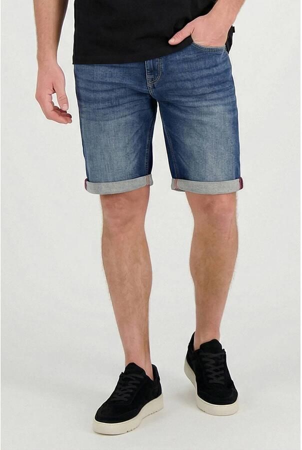 Cars slim short dark blue denim
