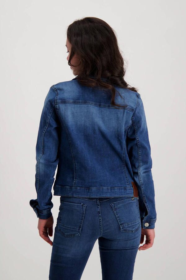 Cars spijkerjas Jorinda dark used Blauw Meisjes Stretchdenim Klassieke kraag 116 - Foto 2