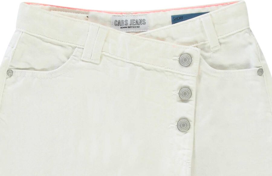 Cars spijkerskort wit